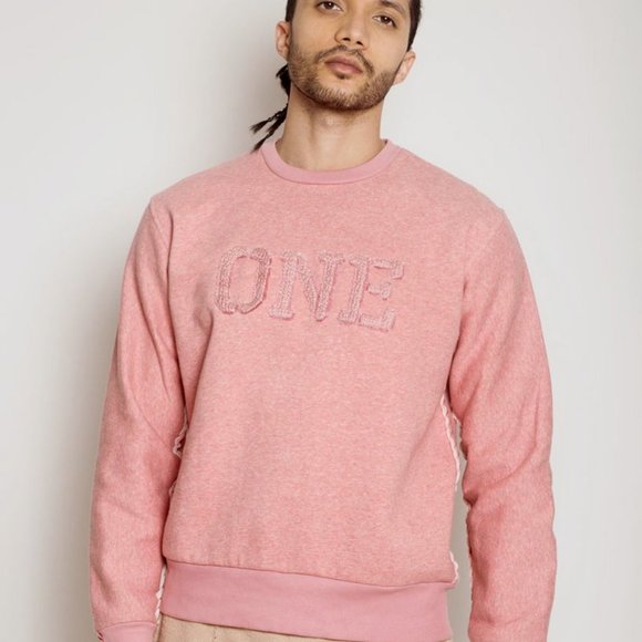 ONE432 Chai Pink Fleece Lined Sweatshirt - Picture 2 of 10